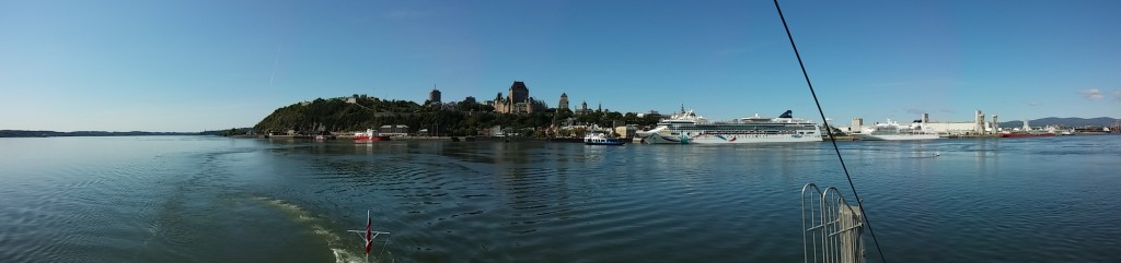 Blick auf Quebec City